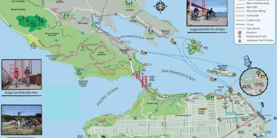 Mapa San Francisco bike tour
