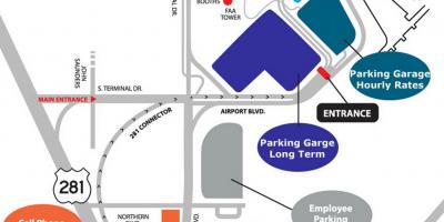 Mapa San Francisco airport parking