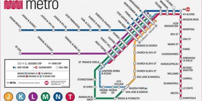 San Fran mapa metro