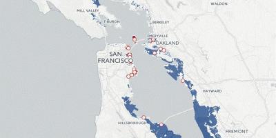 Mapa San Francisco povodní