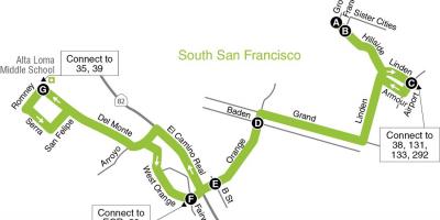 Mapa San Francisco základních škol