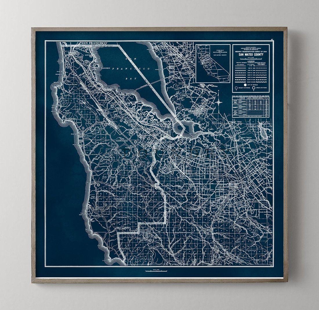 Mapa bay oblasti umění