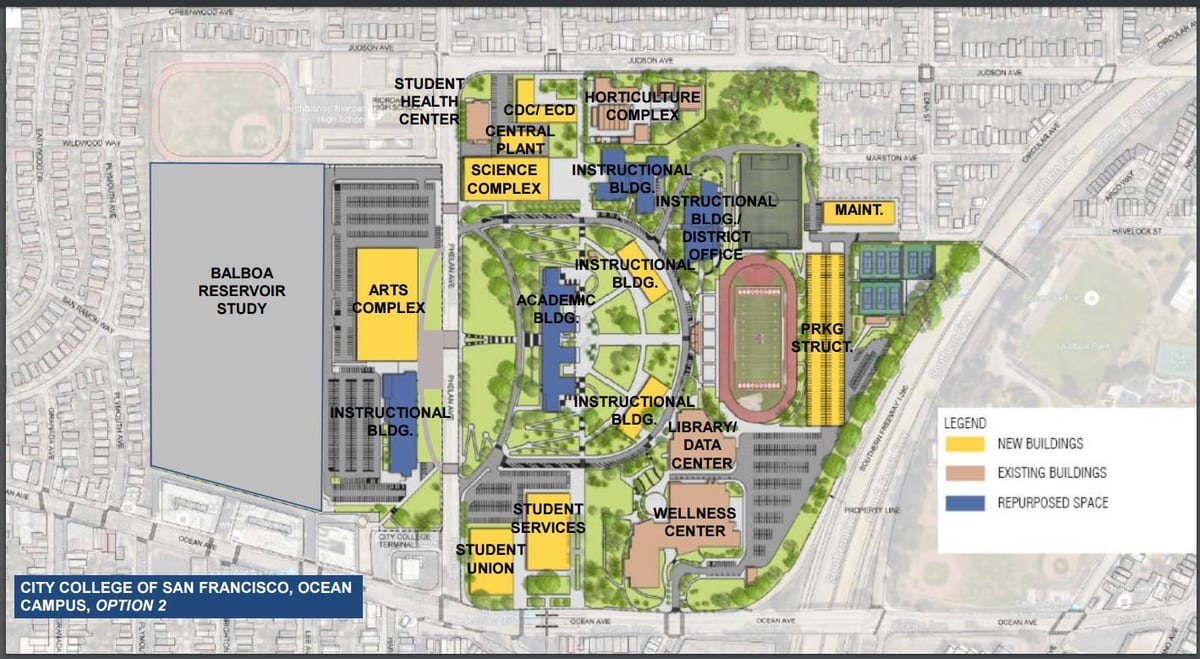 city college of San Francisco campus mapa