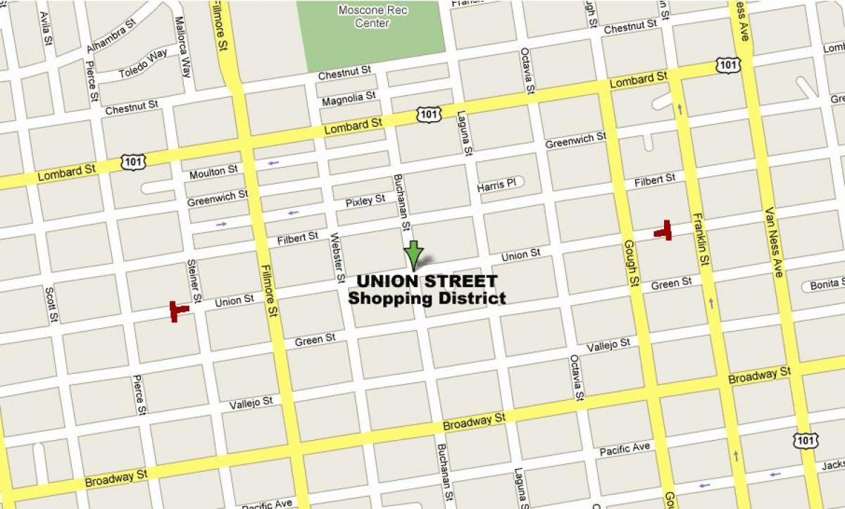 Mapa shop San Francisco