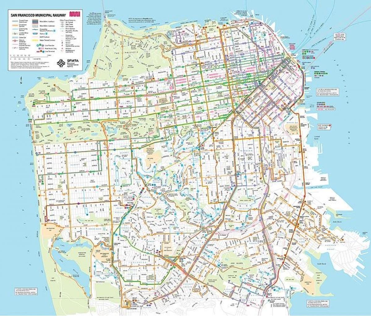 muni mapa autobusových linek