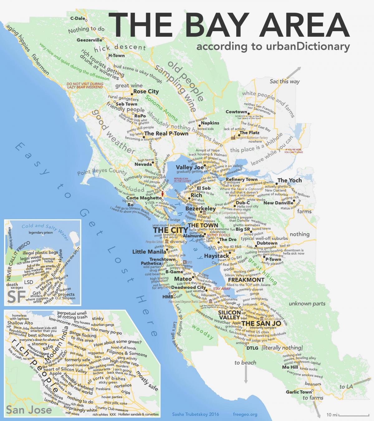 San Francisco bay area v kalifornii