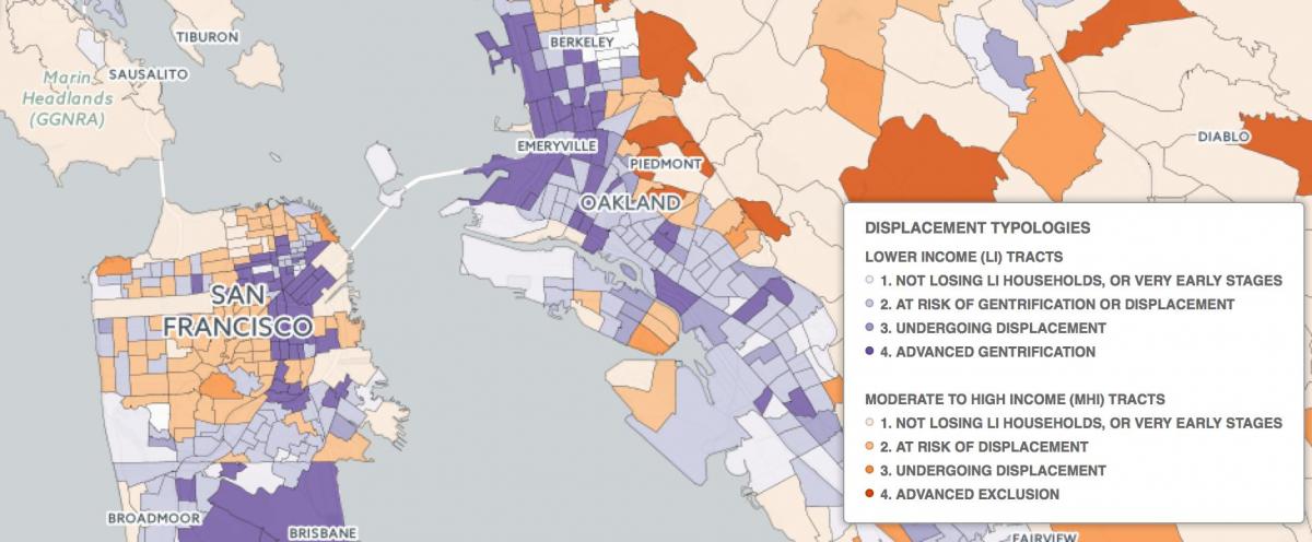 Mapa San Francisco gentrification