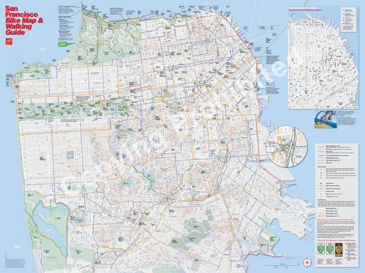 Mapa San Francisco kolo