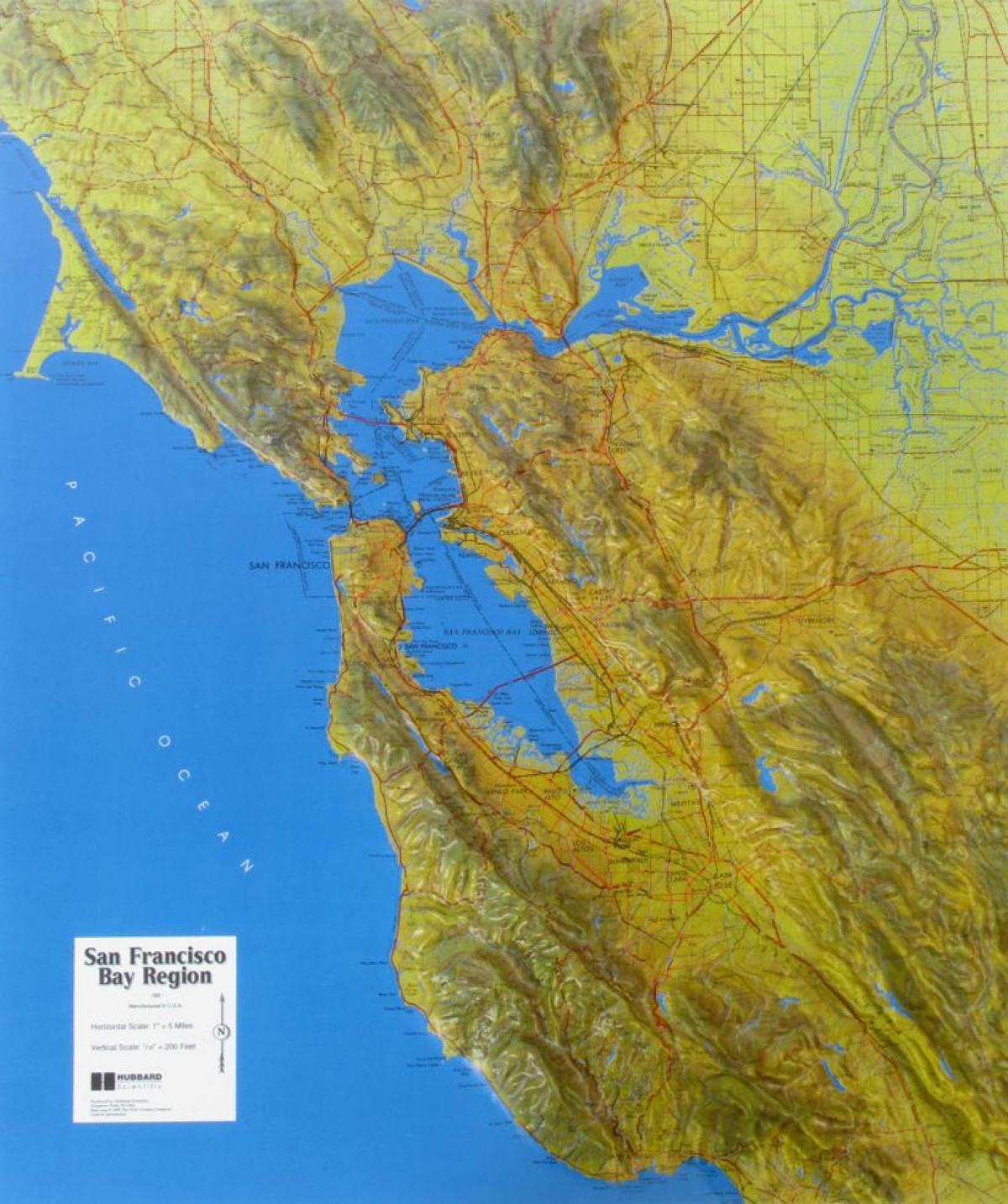Mapa San Francisco úlevu