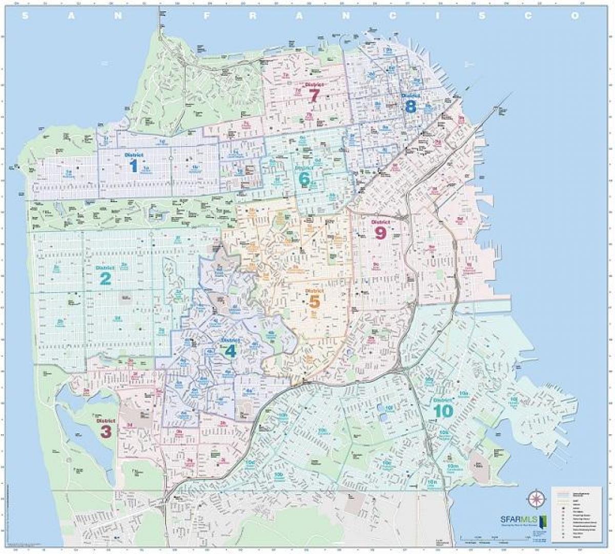 San Francisco mls mapě