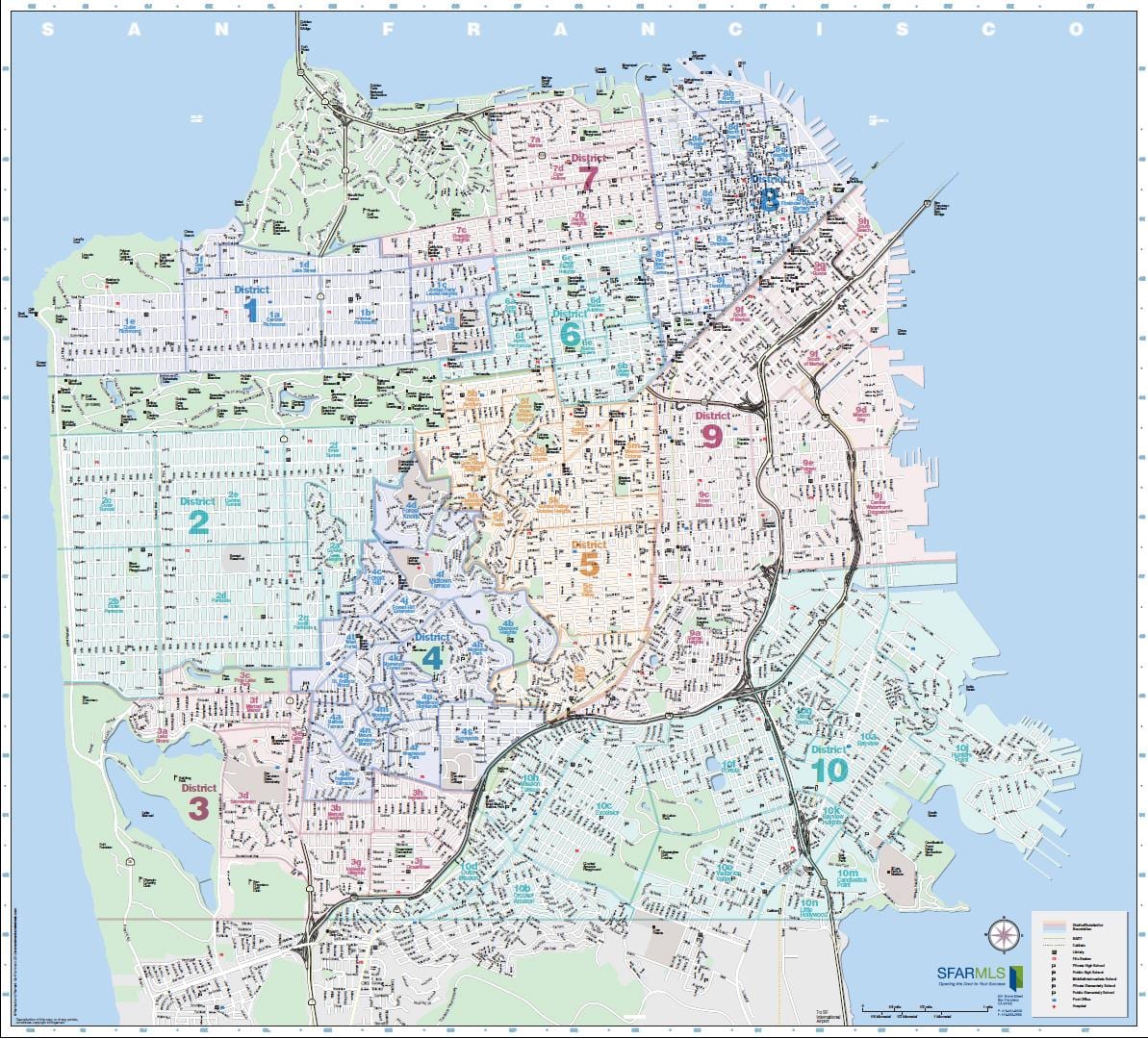Mapa SFar okres