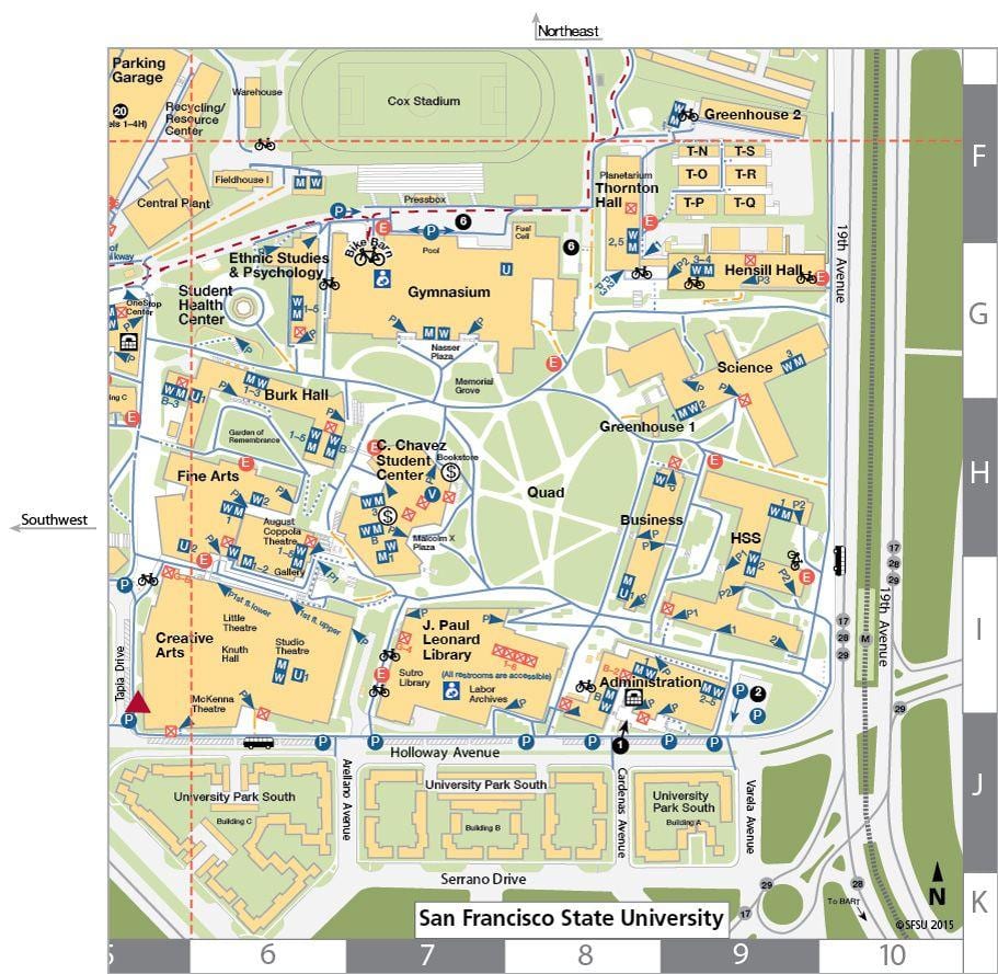 Mapa SFsu