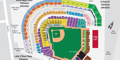 At&t park San Francisco mapě