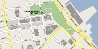 Mapa San Francisco embarcadero