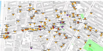 Mapa gay oblasti San Francisco 