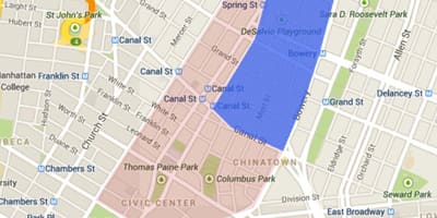 Mapa little italy San Francisco 