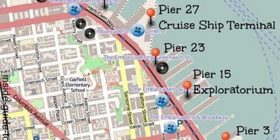 Mapa pier 27 San Francisco