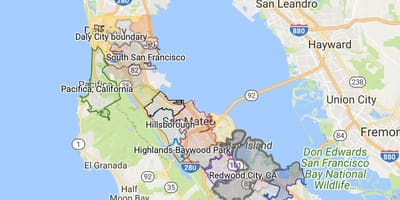 Mapa San Francisco city limits
