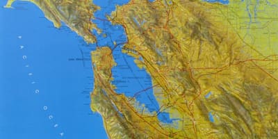 Mapa San Francisco úlevu
