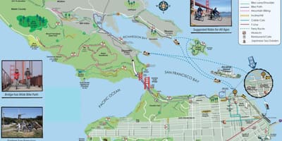 Mapa San Francisco bike tour