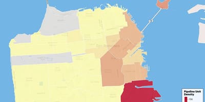 San Francisco veřejné bydlení mapě