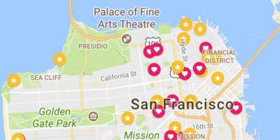 Mapa San Francisco financial district