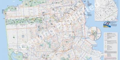 Mapa San Francisco kolo