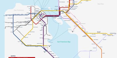 San Fran mapa metra