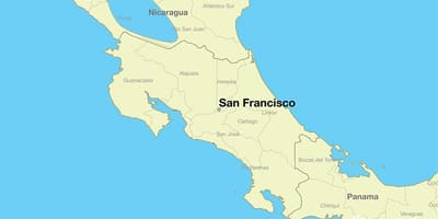 Mapa San Franciska na světě
