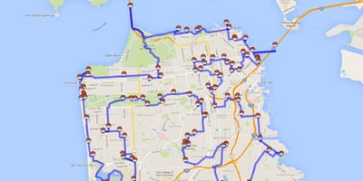 Mapa San Francisco pokemon