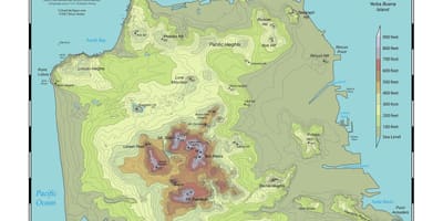 Mapa San Francisco topo