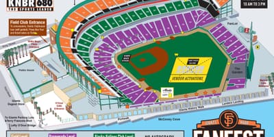 San Francisco giants mapě