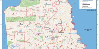 Mapa SFusd