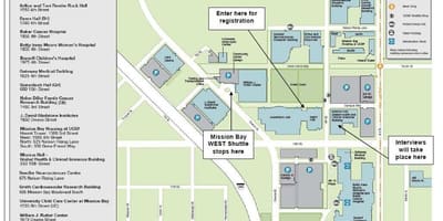 USF mapa San Francisco